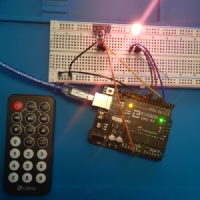 <strong>Remote-controlled</strong> LED project preview