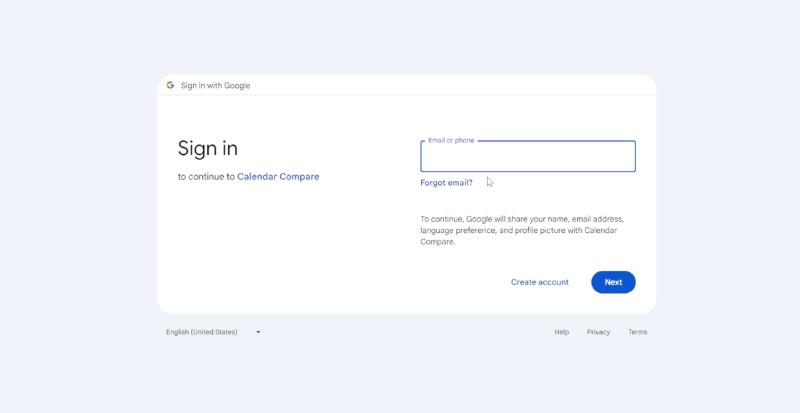 Google OAuth Prompt