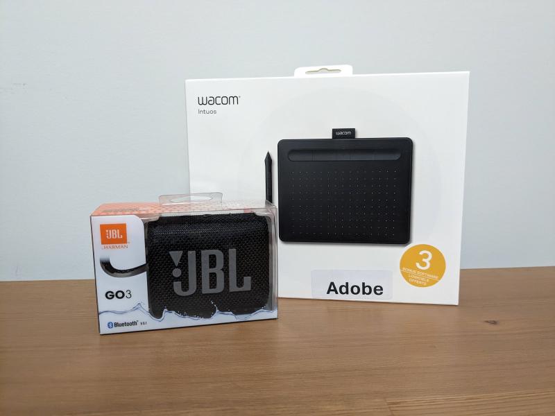 Wacom Tablet + JBL Speaker??