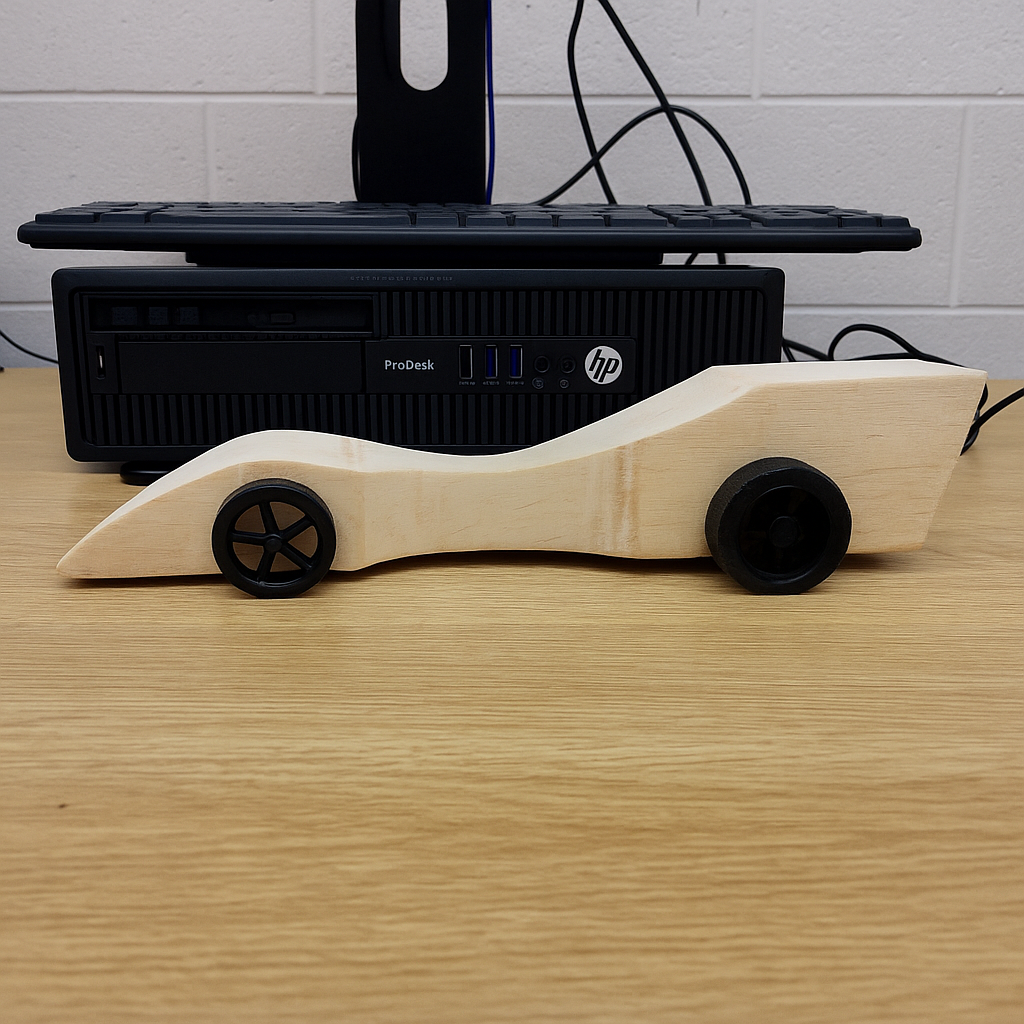 This is my <br> Wooden <strong>CO2 Car</strong> project preview
