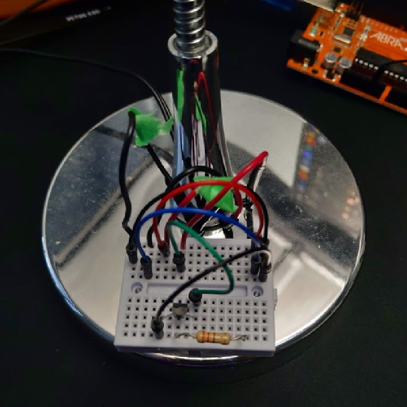 Lamp Bot Breadboard Setup