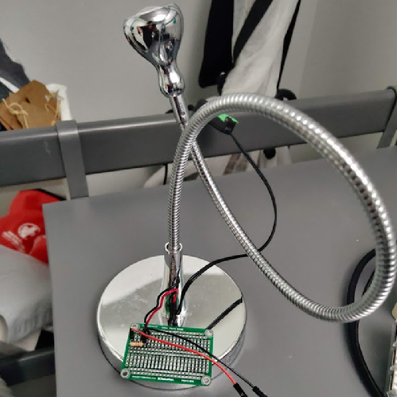 Lamp Bot Perfboard Setup